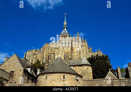 Le Mont St Michel, Normandie, France Banque D'Images