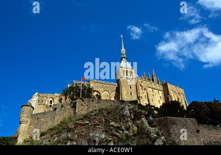 Le Mont St Michel, Normandie, France Banque D'Images