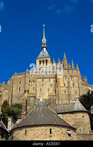 Le Mont St Michel, Normandie, France Banque D'Images