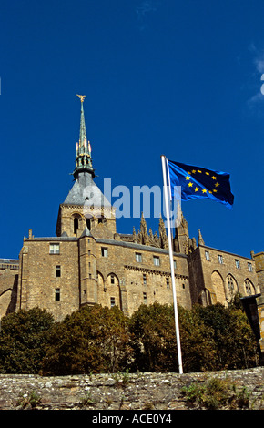 Le Mont St Michel, Normandie, France Banque D'Images