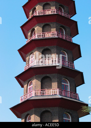 The Great Pagoda, Royal Botanic Gardens, Richmond, Londres, Angleterre, Royaume-Uni Banque D'Images