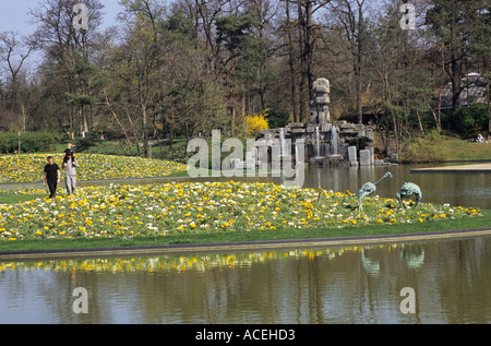 Parc Floral de Paris dans le Bois de Vincennes Banque D'Images