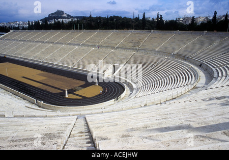 Le stade Panathénaïque, Athènes, Grèce Banque D'Images