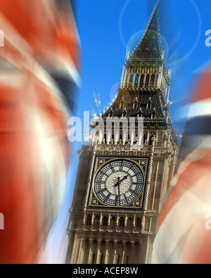 GB - Londres : Big Ben (Elizabeth Tower) Banque D'Images