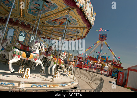 Pays de Galles Glamorgan Porthcawl Coney Beach Amusement Park Banque D'Images