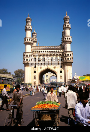 Inde Andhra Pradesh Hyderabad le Charminar Banque D'Images