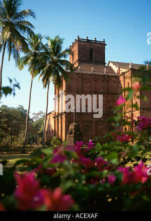 Inde Goa Goa ancienne basilique Bom Jesus Banque D'Images