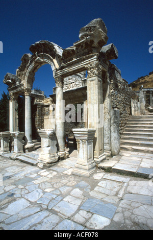 Temple d'Hadrien Ephèse Turquie Banque D'Images