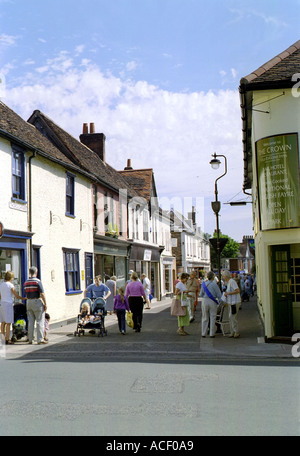 Artère de Woodbridge Suffolk Banque D'Images