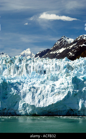 Close up sur la Marjorie Glacier dans le Parc National de Glacier Bay, Alaska, USA Banque D'Images