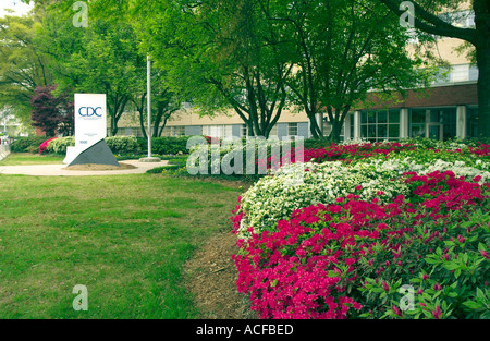 Les centres de contrôle des maladies à Atlanta renforcement de l'administration centrale, en Géorgie, aux États-Unis. Banque D'Images