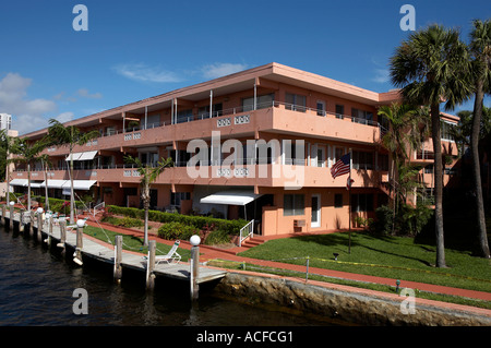 Immeuble en copropriété fort Lauderdale florida usa Banque D'Images