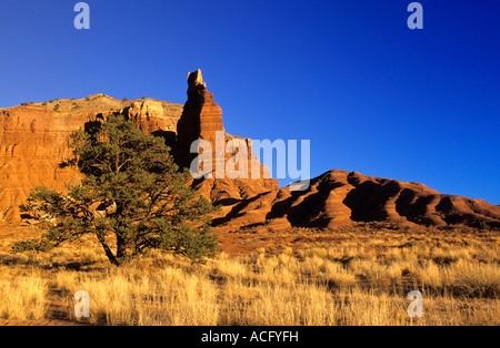 Chimney Rock Capitol Reef National Park Utah USA Banque D'Images