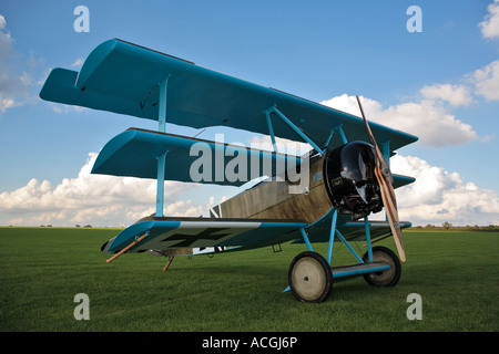 G CDXR Replica Fokker DR1 triplan de Northampton Sywell Banque D'Images