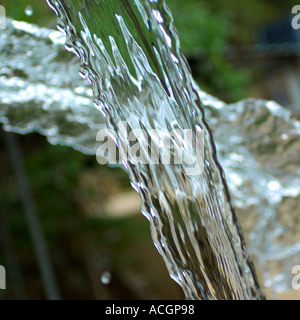 Les patrons de l'eau d'un jardin d'eau Banque D'Images