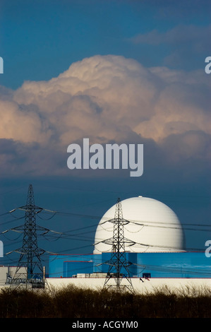 Centrale nucléaire de Sizewell B PWR Gare Suffolk Angleterre UK Banque D'Images