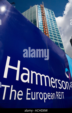 Hammerson real estate company le réaménagement de l'emplacement de l'ancien London Stock Exchange Banque D'Images