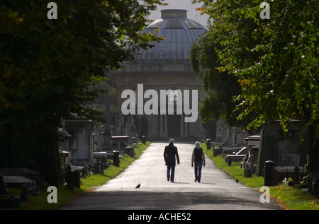 Brompton Cemetery Londres Angleterre Banque D'Images