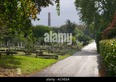 Brompton Cemetery Londres Angleterre Banque D'Images