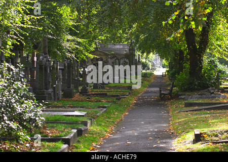 Brompton Cemetery Londres Angleterre Banque D'Images