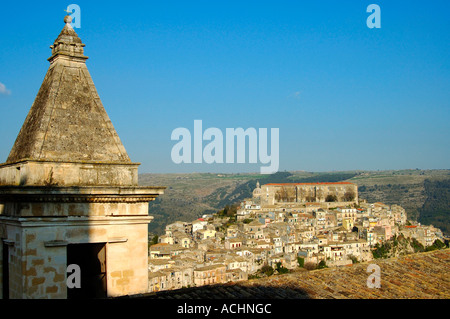Voir à Ragusa Ibla Italie Banque D'Images
