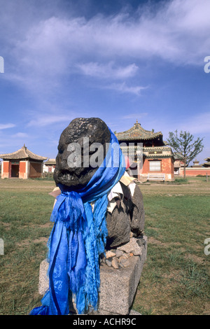 Erdene Zuu Monastère célèbre 1586 en Mongolie Banque D'Images