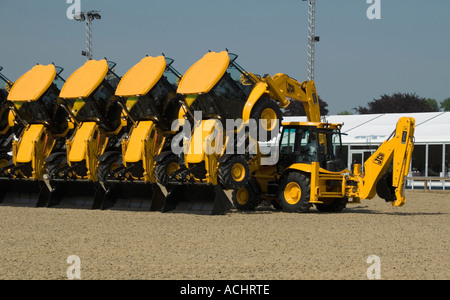 Amazing dancing diggers Banque D'Images