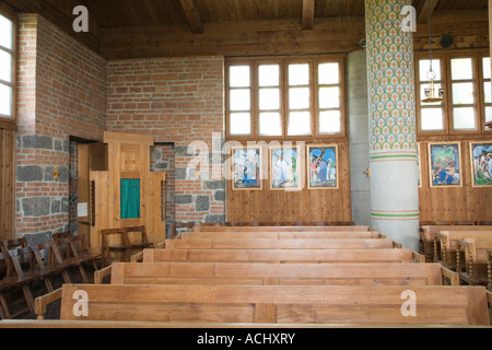 À l'intérieur de l'église Saint Michel , Crna Vas, la Slovénie . Banque D'Images