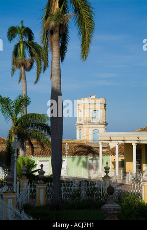 La Plaza Mayor et Palacio Cantero Trinidad Cuba Banque D'Images