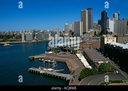 Circular Quay, Sydney Cove, Sydney Harbour, Sydney, New South Wales, Australia Banque D'Images