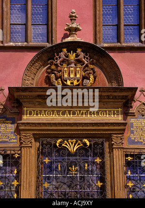 Ancien hôtel de ville office du tourisme à Prague République Tchèque Banque D'Images
