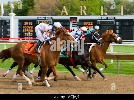 Course pour le lead Banque D'Images