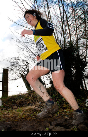 Pic martin phelps 1401 lilbourne 07 pewsey milton cross country avec difficulté et sèche Banque D'Images