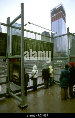 Mémorial de Ground Zero à New York le 11 septembre