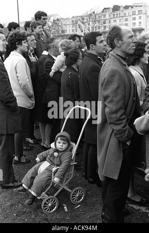 St Patricks Day Parade Hyde Park Londres Angleterre 1970 HOMER SYKES Banque D'Images