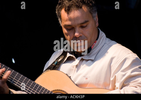 Andre Reyes des Gipsy Kings French folk music band guitariste star Banque D'Images