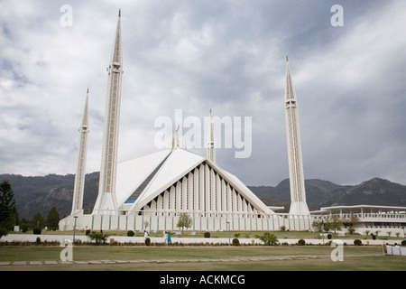 La Mosquée Shah Faisal à Islamabad, Pakistan Banque D'Images