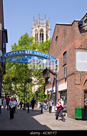 Coppergate Shopping Centre à York England UK Banque D'Images