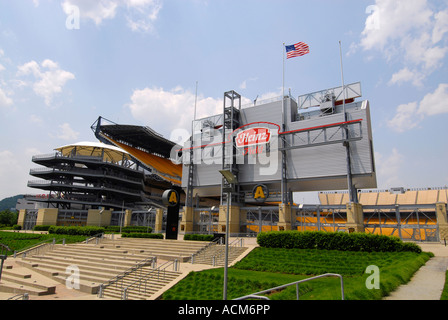 Le Heinz Field accueil de l'équipe de football professionnel Pittsburgh Steelers dans la ville de Pittsburgh en Pennsylvanie USA Pa Banque D'Images