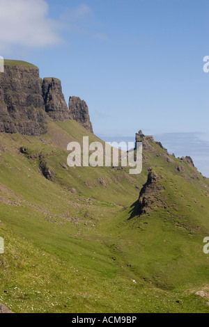 Quiraing, Nr Oban, île de Skye Banque D'Images