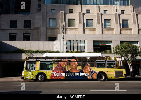5ème Bus Street downtown Los Angeles California United States of America Banque D'Images