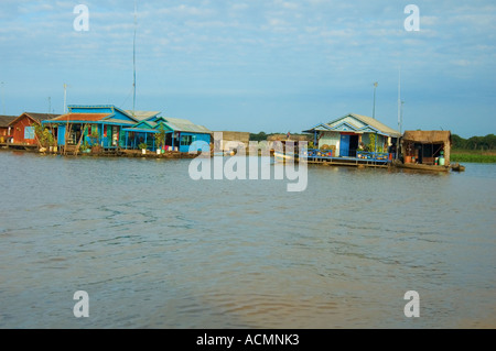 Maisons sur l'eau Banque D'Images