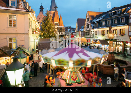Michelstadt / foire de Noël Banque D'Images