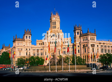 Plaza de Cibeles Madrid Espagne Banque D'Images