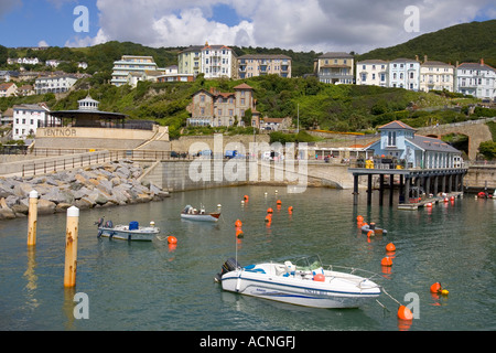 Île de Wight Ventnor beach Île de Wight marina Pêche Haven Ventnor Banque D'Images