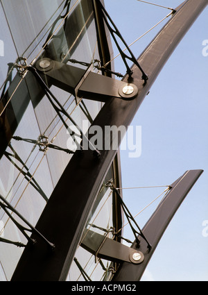 Détail de l'architecture métallique au Western Morning News The Printworks Banque D'Images