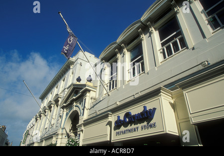 De Gruchy department store une icône de Jersey et son statut libre d'impôt à St Helier Jersey Channel Islands Banque D'Images