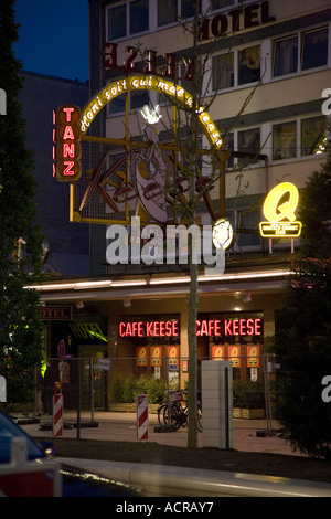 Cafe Keese, St Pauli, Reeperbahn, Hambourg, Allemagne Banque D'Images