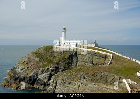 Phare de South Stack Anglesey au nord du Pays de Galles Banque D'Images