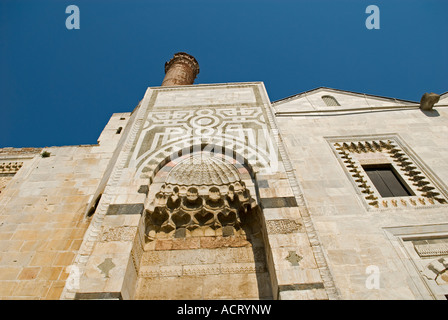 Façade de mosquée Isabey 14e siècle de style seldjoukide, Selcuk, Turquie Banque D'Images